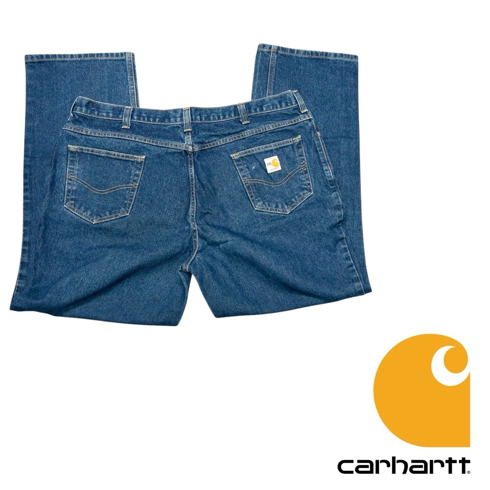 Carhartt FR Jeans Mens 42x32 Model 280-83 NFPA 2112 CAT 2 Workwear Welding *Read